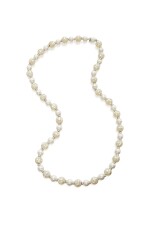 MOTHER-OF-PEARL, CULTURED PEARL AND DIAMOND NECKLACE, MICHELE DELLA VALLE