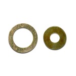 Two archaistic jade rings, huan Ming/Qing dynasty | 明/清 仿古玉環一組兩件