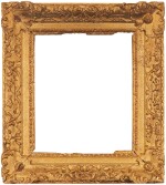 An early 18th century British Louis XIV-style carved giltwood frame