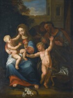 PIETER VAN DER WERFF | THE VIRGIN AND CHILD, WITH THE INFANT SAINT JOHN THE BAPTIST AND SAINT ANNE