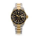 Retailed by Tiffany & Co.: Submariner, Ref. 16613 Stainless Steel And Yellow Gold Wristwatch With Date and Bracelet Circa 1991