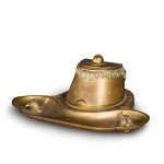 A VICTORIAN GILT-BRASS INKSTAND BY MAPPIN BROTHERS, MID-19TH CENTURY