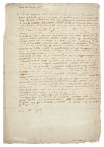Pietro Aretino | Autograph letter signed, to Don Ferrante Gonzaga, Venice, 1553