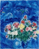 Marc Chagall 馬克・夏加爾 | Les pivoines 牡丹