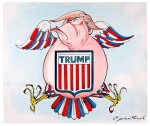 SCARFE | [THE 2010s] | "The American Eagle" [Donald Trump]