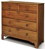 FEDERAL PINE CHEST OF DRAWERS, NEW ENGLAND, CIRCA 1820