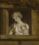 A mother and child at a window