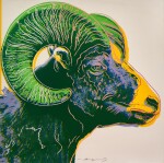 Andy Warhol 安迪 · 沃荷 | Bighorn Ram (Endangered Species) 大角羊（瀕危物種）