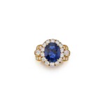 Van Cleef & Arpels | Sapphire and Diamond Ring 梵克雅寶  藍寶石配鑽石戒指