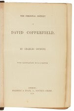 Dickens, David Copperfield, 1850, first book edition, bound from the parts