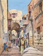 LUDWIG BLUM | A Street in Jerusalem 