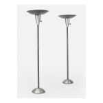  RUSSEL WRIGHT | PAIR OF REFLECTOR FLOOR LAMPS 