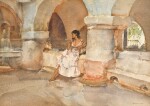 SIR WILLIAM RUSSELL FLINT, R.A., P.R.W.S. | SICILIAN RENDEZVOUS