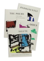ABSTRACT EXPRESSIONISM | A set of 4 volumes of poetry by New York School poets, each illustrated by a second generation Abstract Expressionist. New York: Tiber Press, 1960 