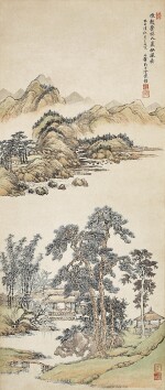 王翬　倣趙孟頫九夏松風圖｜Wang Hui, Landscaper after Zhao Mengfu