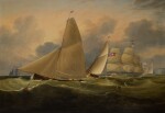 JOHN LYNN | Revenue Cutters and a Frigate off the English coast 