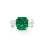 Faidee | Emerald and Diamond Ring | Faidee | 4.93克拉 天然「哥倫比亞」無油祖母綠 配 鑽石 戒指