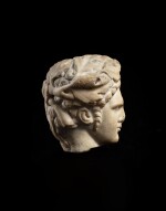 A Roman Marble Head of Herakles, circa 2nd Century A.D.