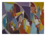 Sold Without Reserve | MENACHEM HELHOLZ-OR | ABSTRACT PROFILE COMPOSITION