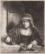Woman with the Pear (B. 14; Holl. 15)