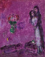 Paysage violet