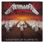 Metallica | Signed "Master of Puppets" album cover