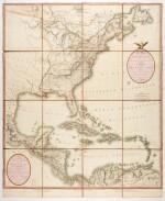 P.A.F. Tardieu | A Map of the United States and Canada / A Map of the West-Indies and the Mexican-Gulph, 1806