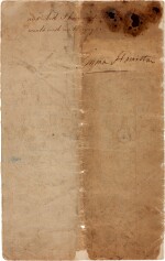 Emma, Lady Hamilton | Manuscript memorandum recounting her services to the British in Naples, 1813