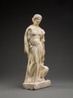 A Roman Marble Figure of Nemesis, Eastern Mediterranean, circa 2nd century A.D.