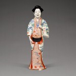 A Kakiemon figure of a bijin | Edo period, late 17th century
