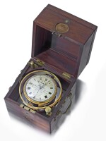 ARNOLD AND CHARLES FRODSHAM & CO. | A SMALL MAHOGANY AND BRASS TWO DAY MARINE CHRONOMETER NO 2014 CIRCA 1830